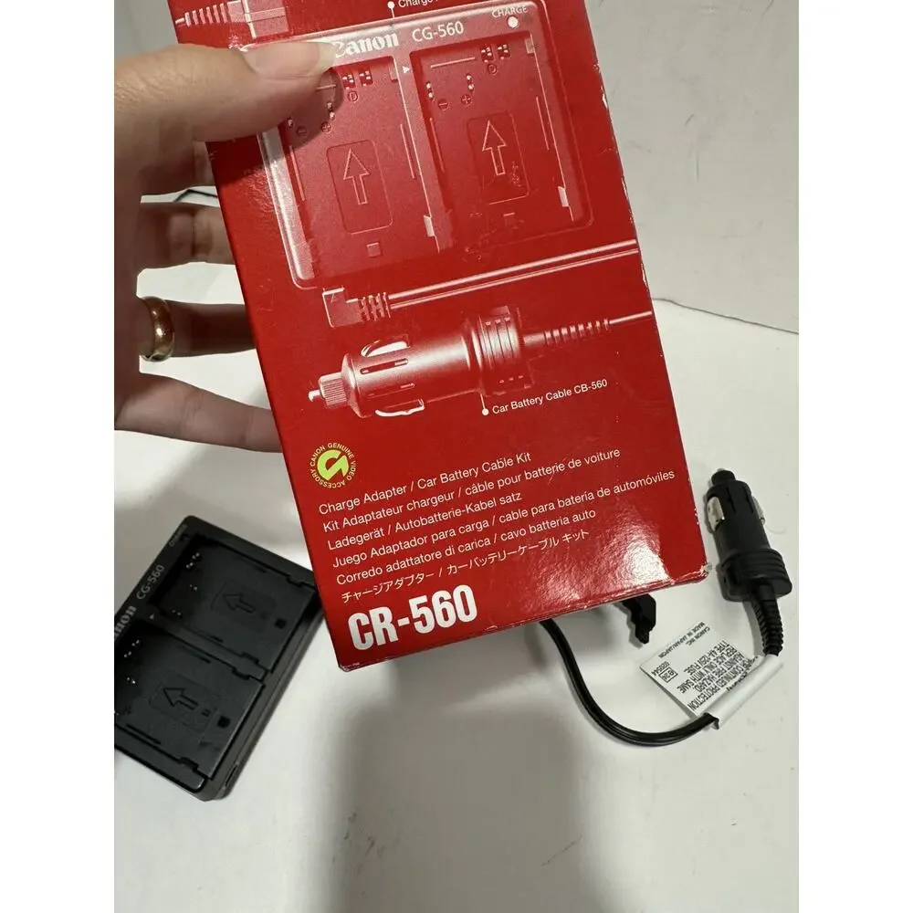 Canon CR-560 AC/Car Battery Charger/Adapter for Canon Camcorders‎ & Cameras